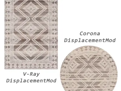 Rugs No 1040 Low-poly 3D model