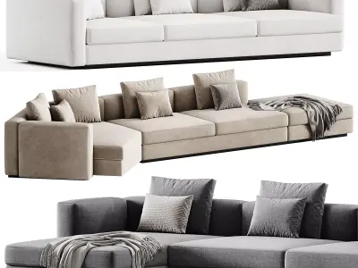 VENISE Floor standing modular sofa Set By Lema 3D model