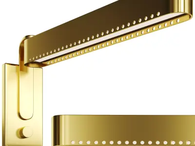 Julissa Swing Arm Reading Light by Mitzi Hudson Valley Lighting 3D model