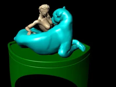 LION TAPERER PRINCESS 3D print model