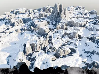 Mountain Range 3D model