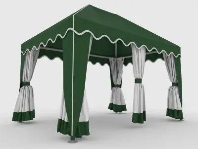 Gazebo Tent 9 250 cm X 350 cm 3D model