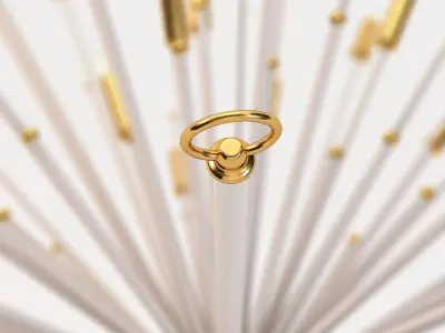 Supernova Chandelier By Lou Blass 3D model