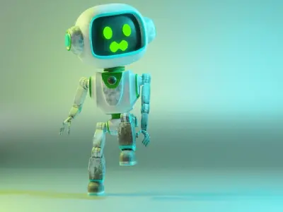 Cute Robot 3D model order