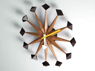 Polygon Clock Nelson Free 3D model