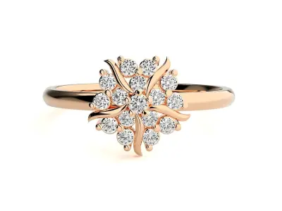 Women ring 3D print model 142