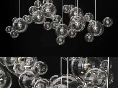 Giopato and Coombes Bolle 34 Bubble 2 CLEAR  SILVER 3D model