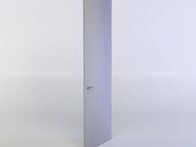 Door wooden Low-poly 3D model order