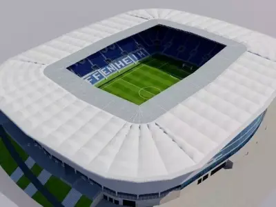 Pre Zero Arena  - Hoffenheim Germany 3D model