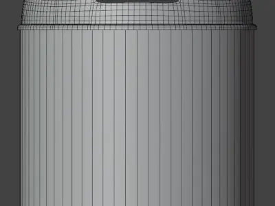 Small Trash Bin 3D model