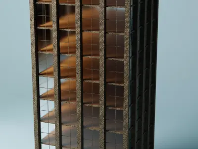 Adjustable skyscraper  Free 3D model