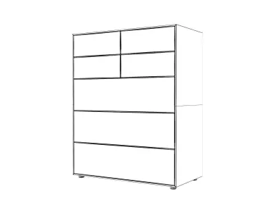 Lauki Dresser 3D model
