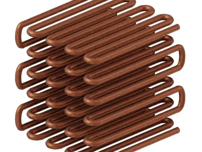 Rusty Deep Freezer Coil 3D model