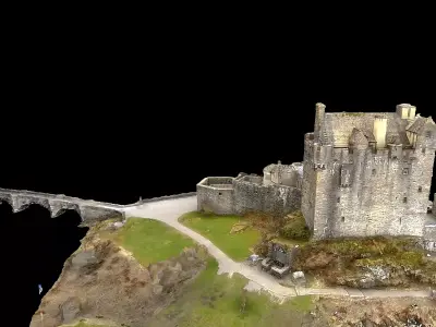 Eilean Donan Castle Free 3D model
