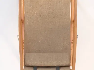 H55 sun lounge chair by Skargaarden 3D model