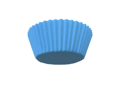 Cupcake Case v1 005 Low-poly 3D model