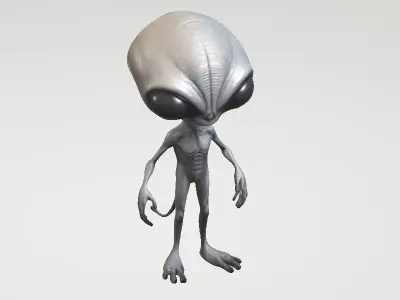 Grey Alien - The little ones 3D model