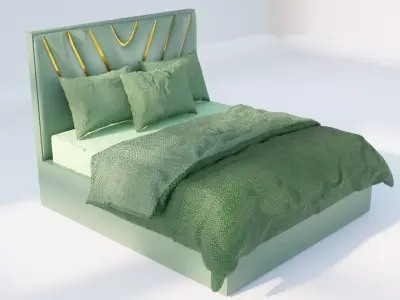 Galaxy Maelin Bed 3D model