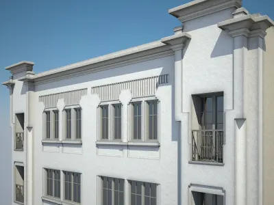 Apartment Building 21 3D model