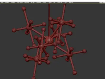 Corbett Jackstone Chandelier Low-poly 3D model