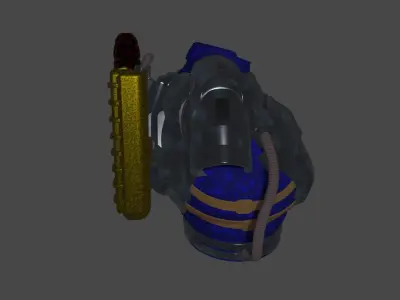 MG4-092023 Torso Armor with Jetpack 3D print model