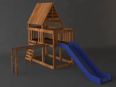 Playground Low-poly 3D model