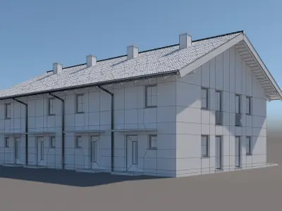 Generic Residential Building 001 3D model