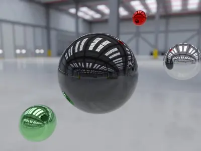 HDRI - Industrial Warehouse Interior 7 Texture