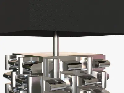 Arete table lamp by Phillips collection 3D model