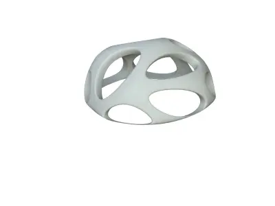 SciFi Cube Object No 55585 Low Poly Shape Low-poly 3D model