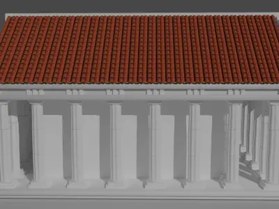 Treasury of Ancient Greece Free 3D model
