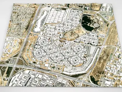 Dubai International City UAE 3D model