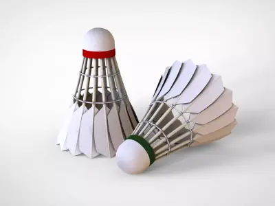 Badminton Shuttlecock 3D model