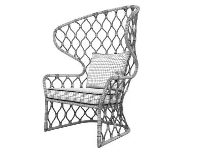 Painho Lounge Chair 3D model
