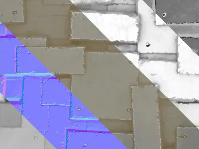 Stylized metal plates Texture