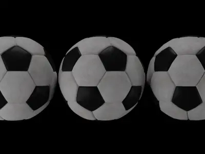 Soccer Ball 3D Model Low-poly 3D model