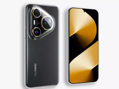 Huawei Pura 80 Blender 3D Model with Lighting Setup 3D model