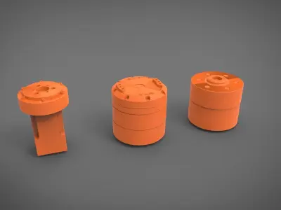 scifi kitbash 5 3D print model