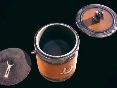 Tea Jar - Game Ready