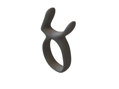 Suzhou Numerals Five V1 001 Low-poly 3D model