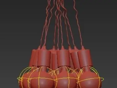 Mordern Nordic retro Edison 3D model