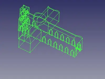 Gothic Church 3D print model