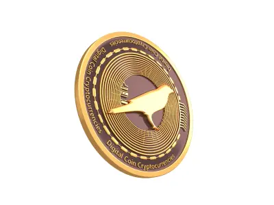 Kusama Coin v2 001 3D model