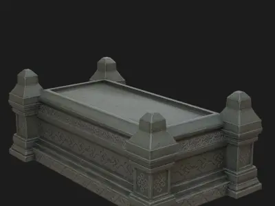 Celtic Sarcophagus 3D model