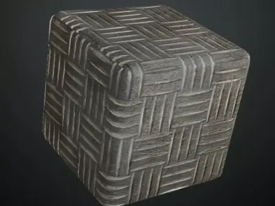 Heavily Worn White Painted Metal PBR Seamless Texture