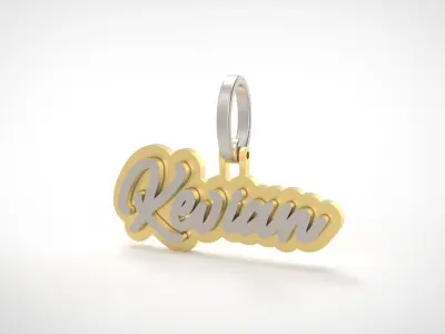 Model 728 Kevian Name Pendant 3D print model