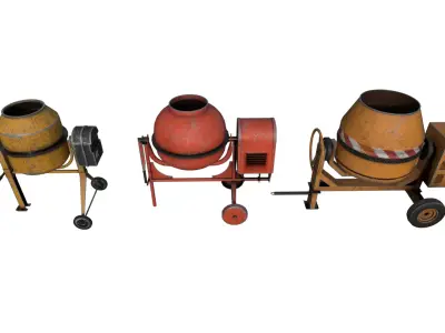 Construction Pack 2 Low-poly 3D model