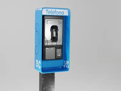 Modelo Telefono GUATEMALTECO 3D model