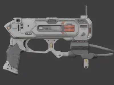 Advanced Sci-Fi Multi-Tool 3D Model Low-poly 3D model