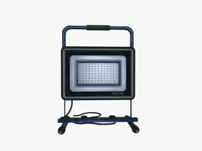 Portable construction light 3D model